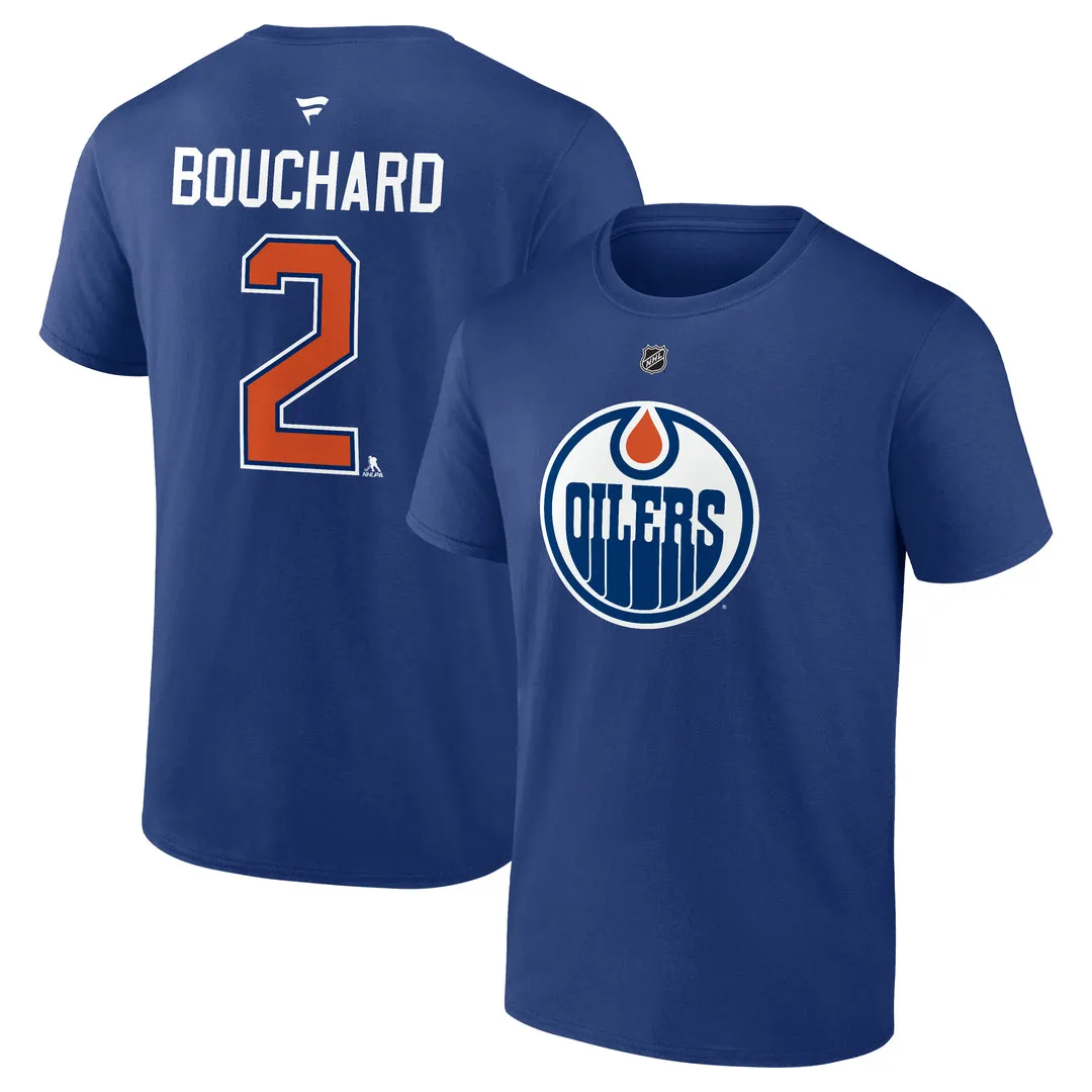 Fanatics Men's NHL Player Edmonton Oilers Evan Bouchard T-Shirt