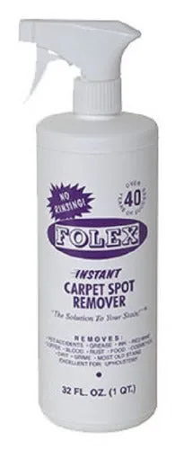 Folex FSR32 32 oz Trigger Spray Bottle Of Instant Carpet Spot Remover - Quantity of 2