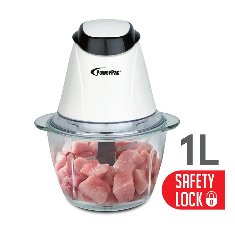 Food Chopper, Food Preparation 1L with Safety Lock Switch (PPCP813)