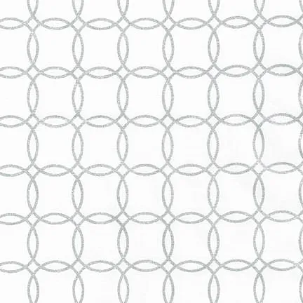 Geometric Fabric, Metro Living Metallic, Metallic Silver Geometric 7244