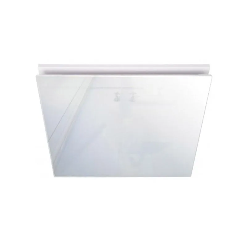 Glass Panel Square Fascia To Suit Airbus 200 Body in White/Black Ventair - ABGGP200WH-SQ, ABGGP200BL-SQ