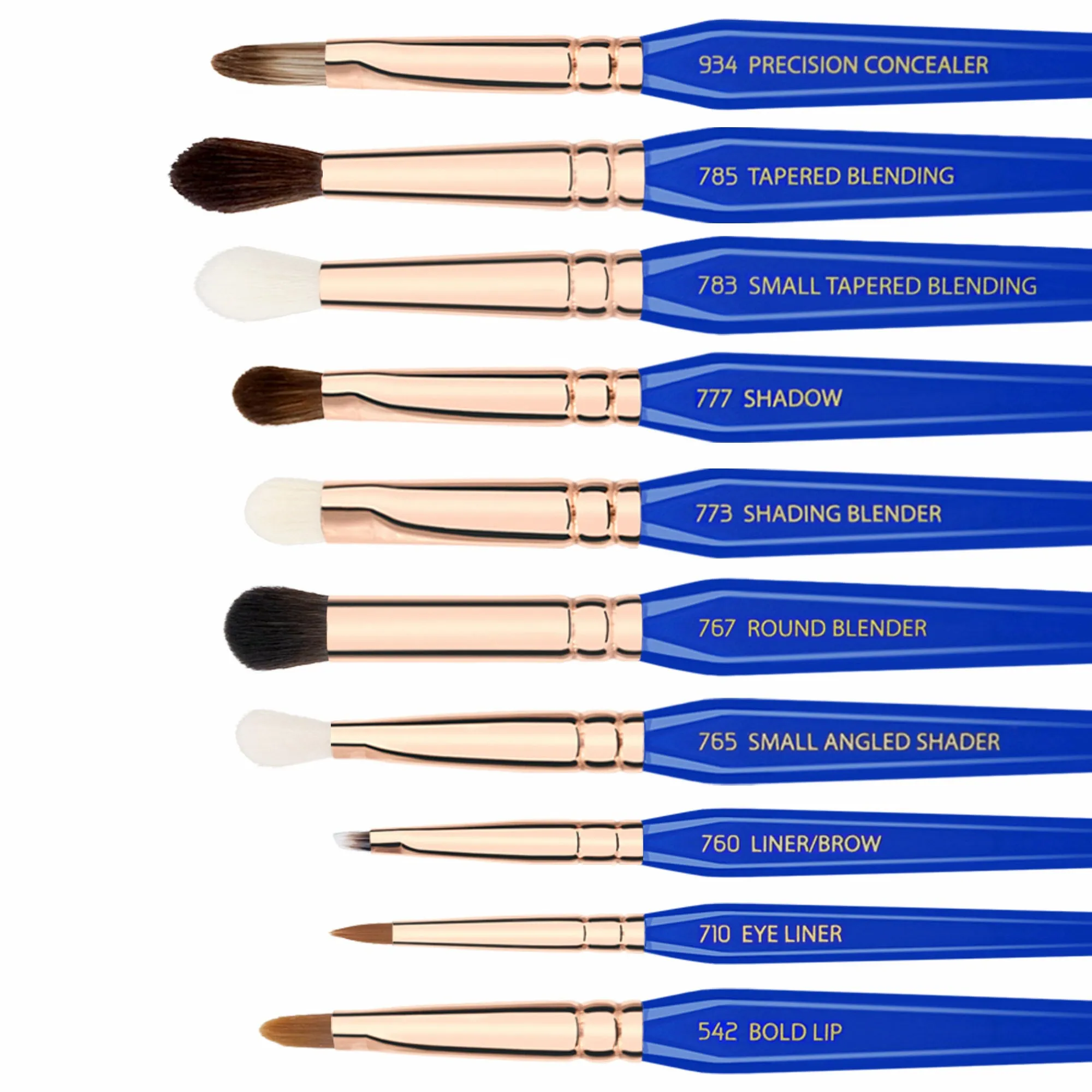 Golden Triangle PHASE I Complete 15pc. Brush Set with Pouch