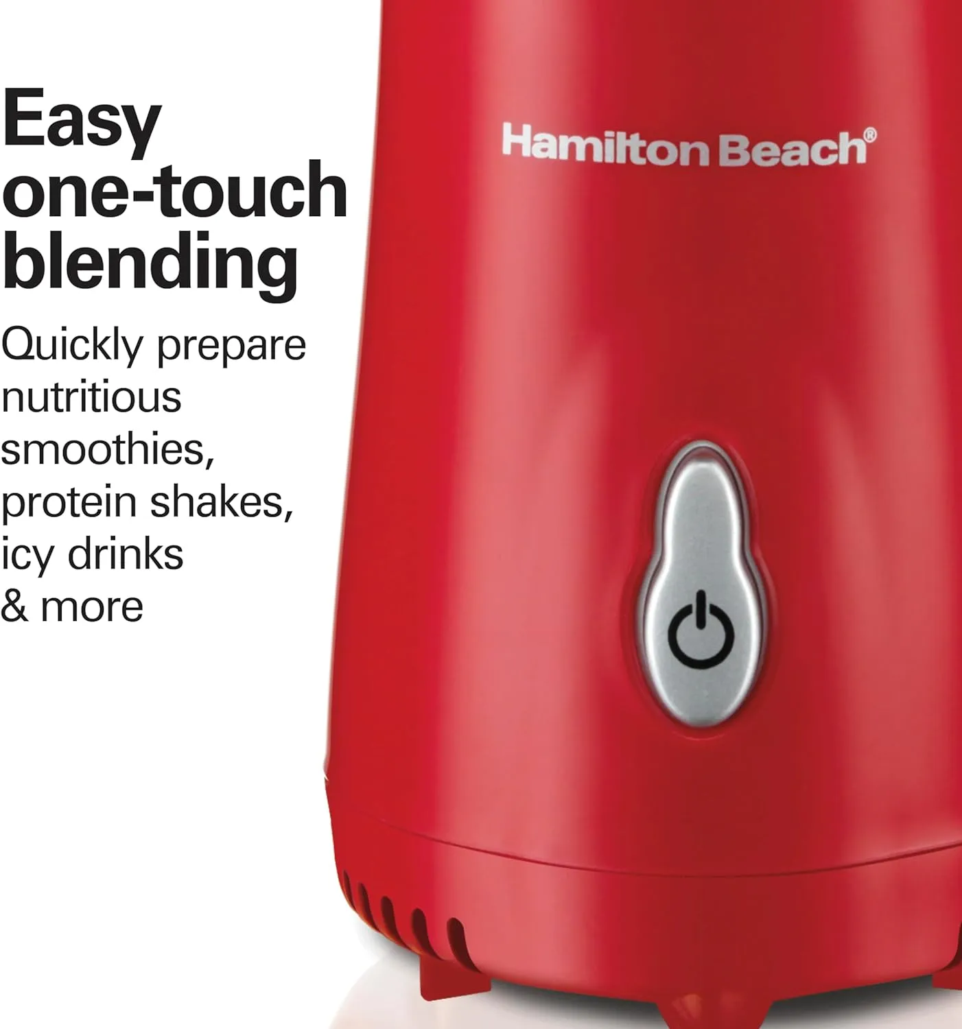 Hamilton Beach Personal Creations Single-Serve Blender   Travel Cup – Red