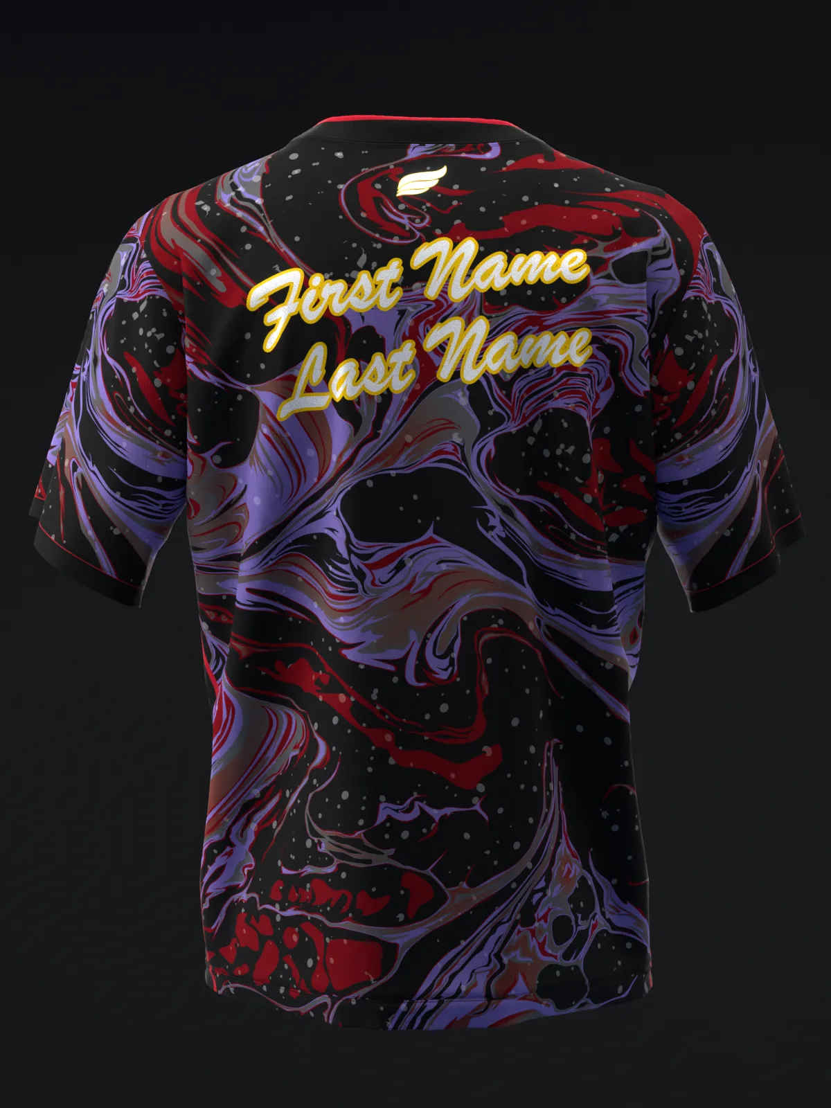 HAMMER - RAW RED SMOKE - BOWLING JERSEY