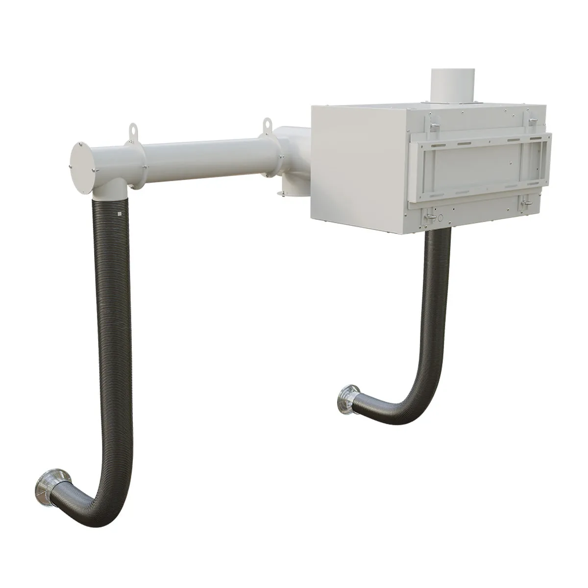 HealthyAir Wall-Mount Local Exhaust Ventilation System Dual Station Source Capture