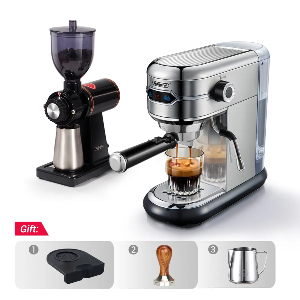 HiBREW Coffee Maker Cafetera Capuccino