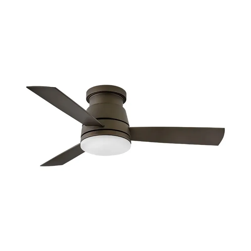 Hinkley 902744F Trey 44" Outdoor Ceiling Fan with LED Light Kit