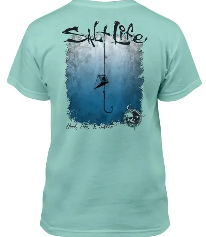 Hook Line and Sinker Fade Youth Tee - Salt Life