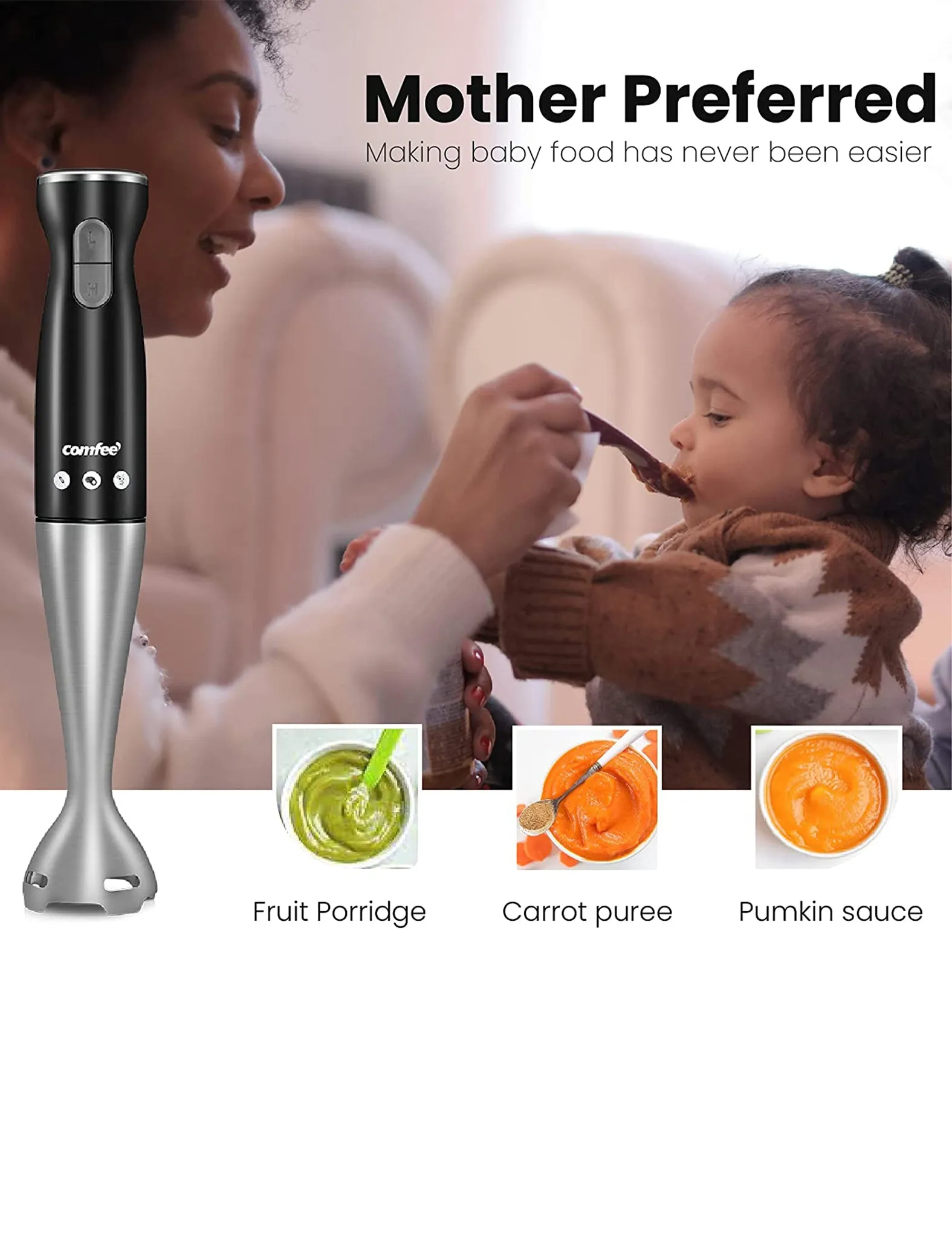 Immersion Hand Blender - Black