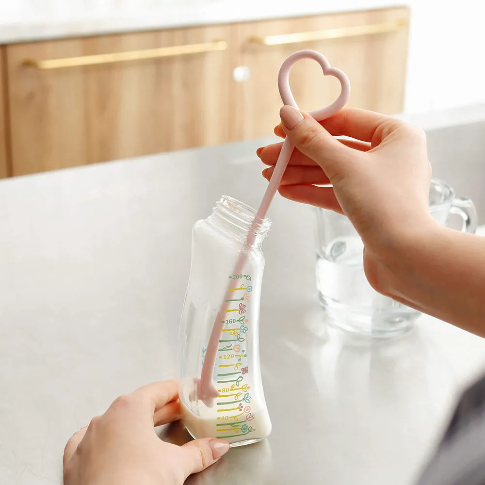 Japan's Doctor Betta Milk Powder Bottle Stirring Stick Curved Scepter Shape Can be bent and placed at will without touching the tabletop Hygienic and convenient Helper for mothers