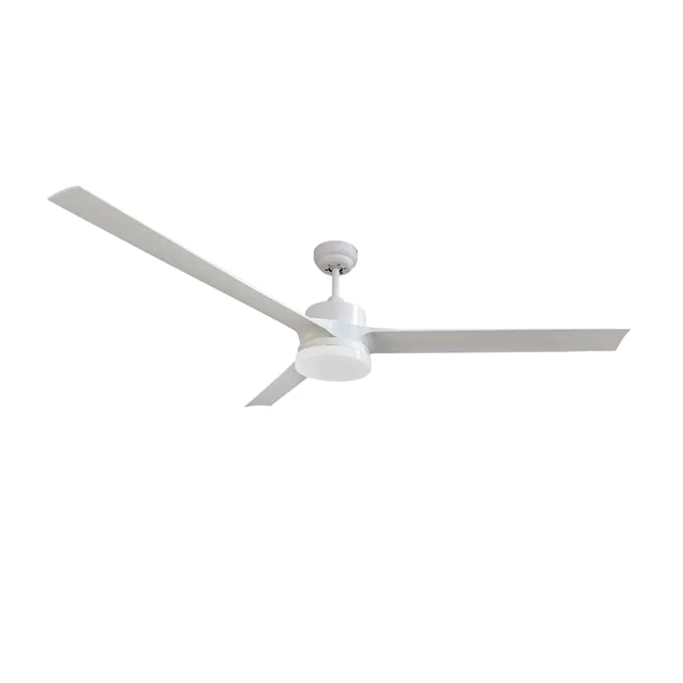 Jet Ceiling Fan with Light  Black | White