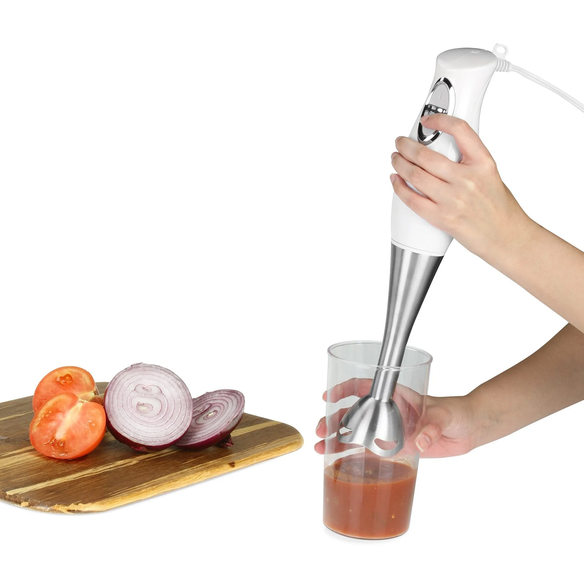 Kalorik® 200 Watts Hand Blender with Mixing Cup