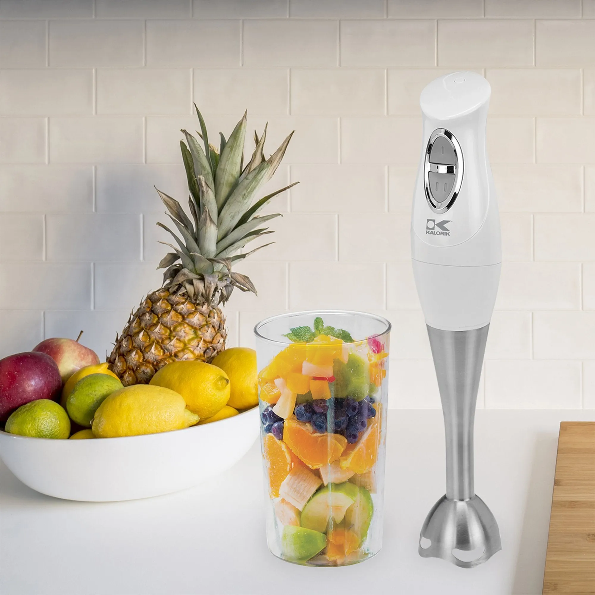 Kalorik® 200 Watts Hand Blender with Mixing Cup