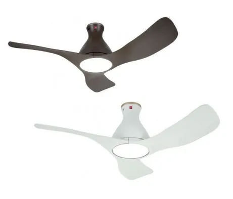 KDK E48GP White/Brown Dual function WIFI Direct Current Remote Ceiling Fan