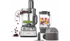 Kenwood MultiPro Express Weigh Food Processor, 8 Processing Tools, Variable Speed with Pulse Function, Integrated Digital Scales, Capacity 3L