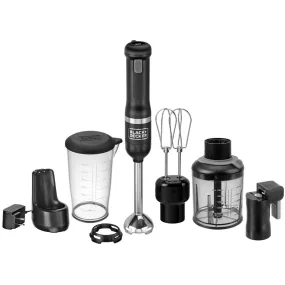 kitchen wand™ Cordless Blender 4 in1 Kitchen Multi-tool, Black