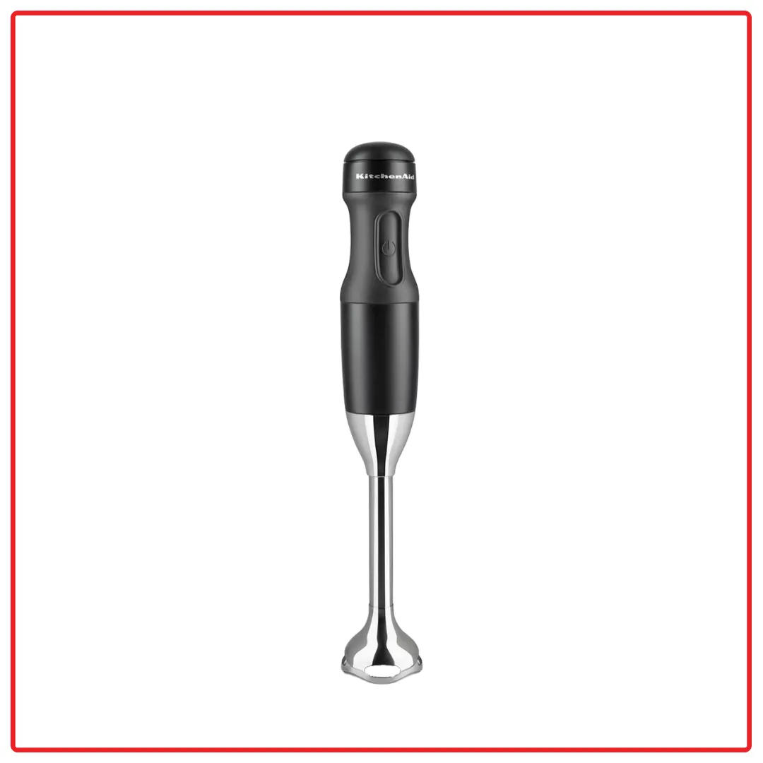 KitchenAid 5KHB1231GBM (Matte Black) Soft Grip Handle 2 Speed Hand Blender