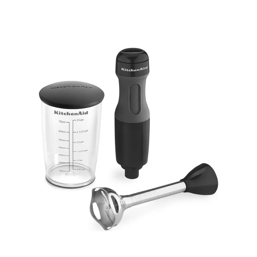 KitchenAid 5KHB1231GBM (Matte Black) Soft Grip Handle 2 Speed Hand Blender