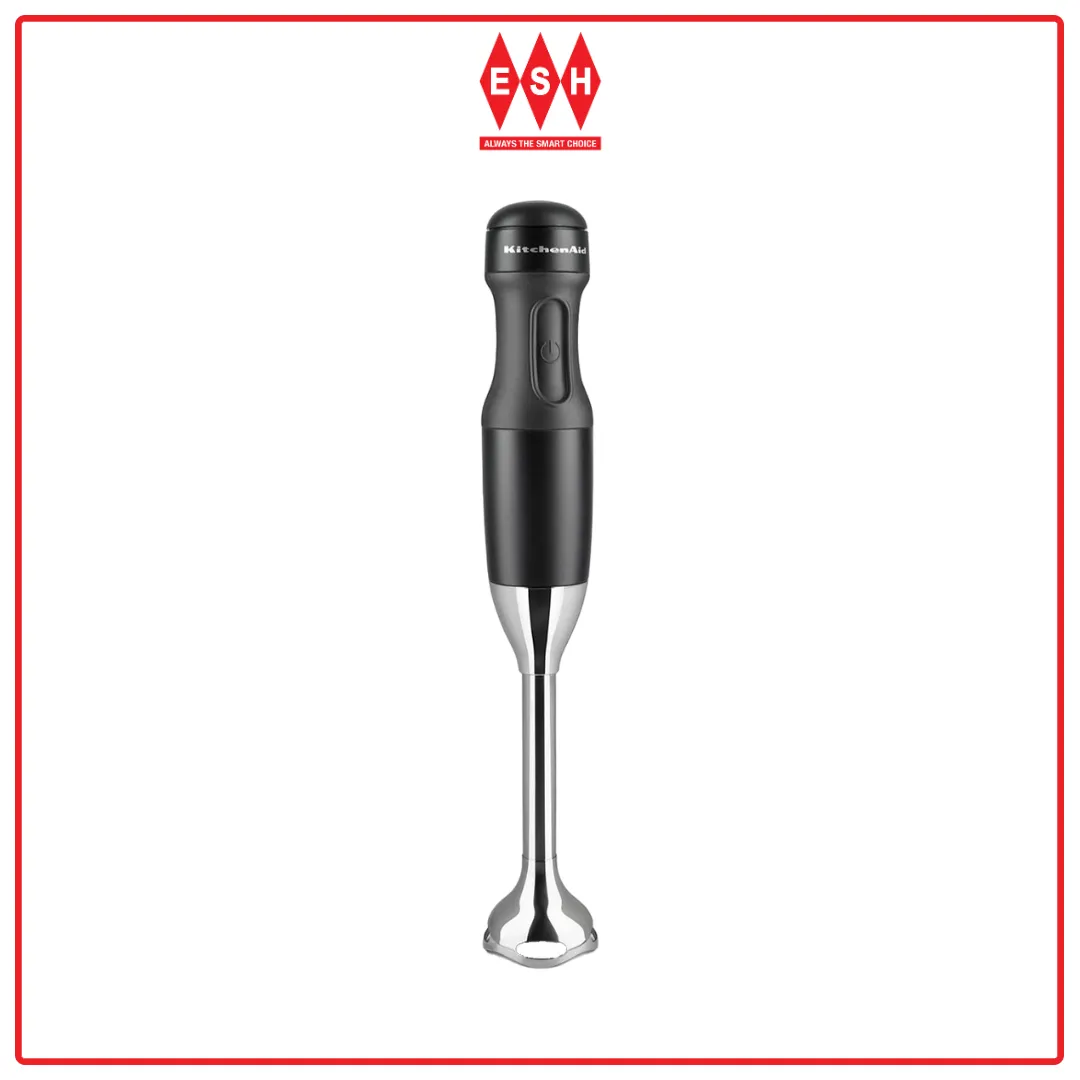 KitchenAid 5KHB1231GBM (Matte Black) Soft Grip Handle 2 Speed Hand Blender