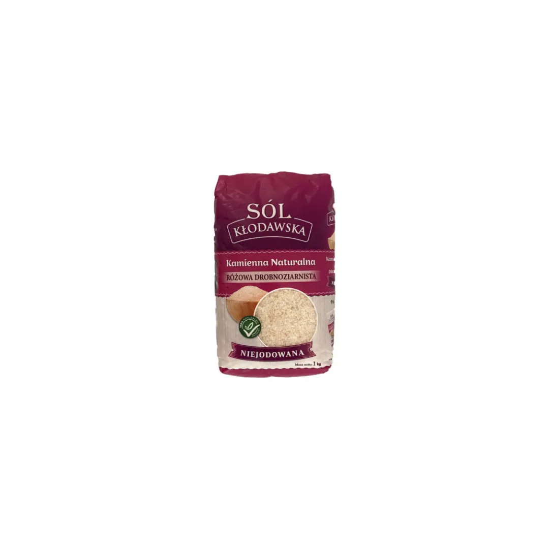 Kopalnia Soli Kłodawa, sol klodawska sól kłodawska Food Stone – Fine-Grained Pink, Non-Iodized, 1kg