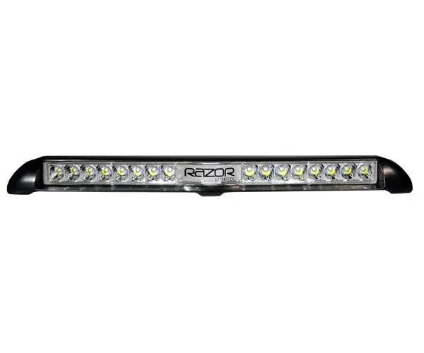 Lumitec Razor Spot Light Bar Flush Mount White LED Black Housing 12/24v