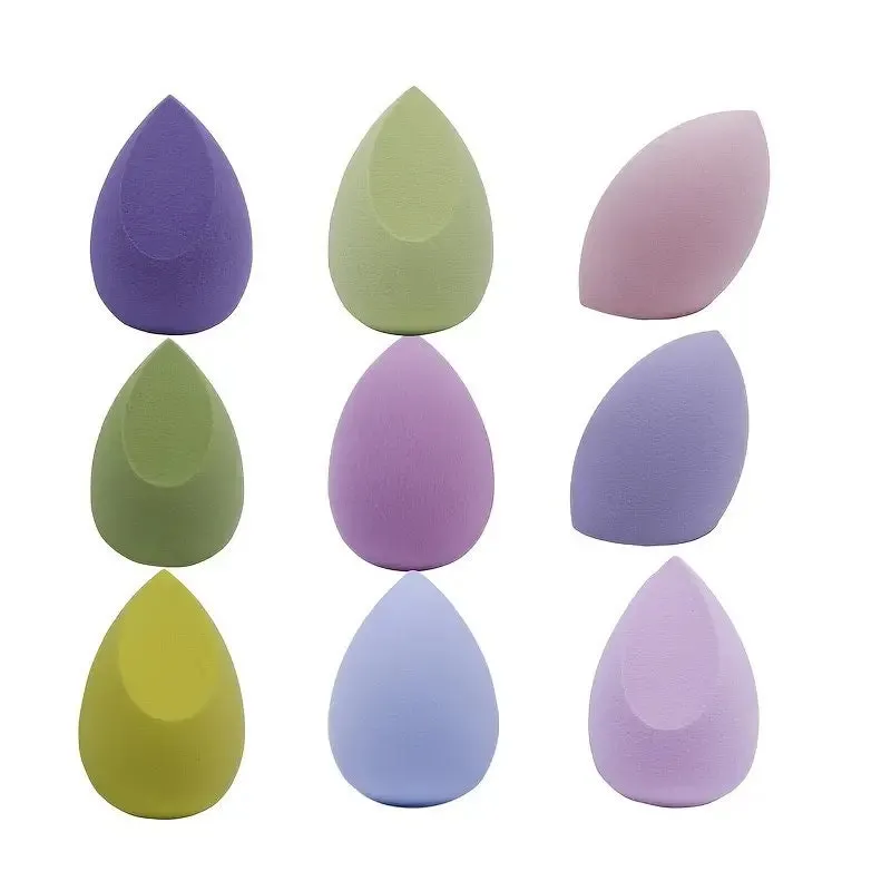 Makeup Sponge Egg Shape Beauty Sponge Dry & Wet Use Makeup Egg Set Blender For Cosmetic Liquid | Cream Powder