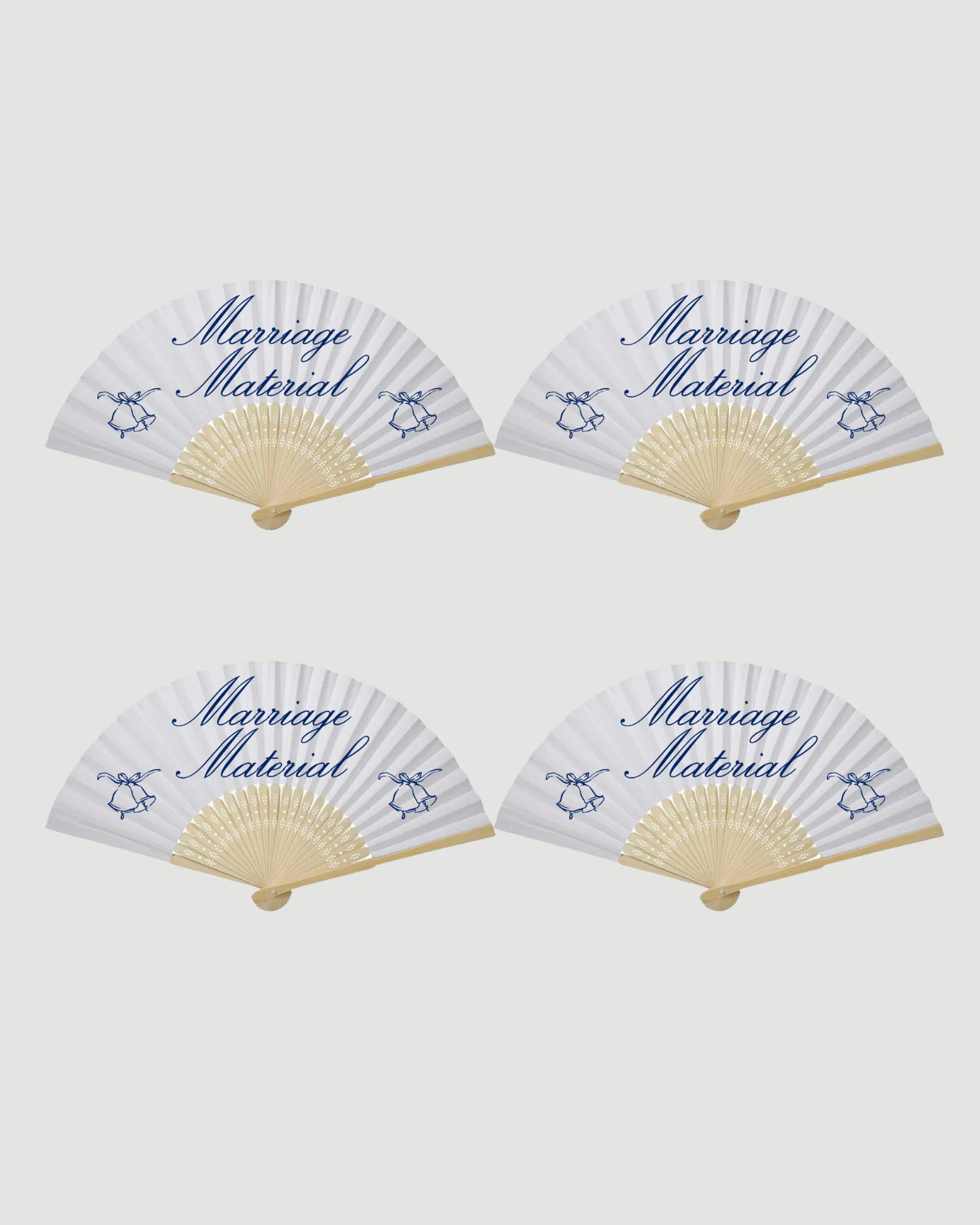 Marriage Material® Paper Fan (Pack of 4)