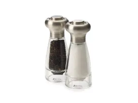 Maxwell & Williams Dynasty Stainless Steel Salt & Pepper Mill Set 16cm