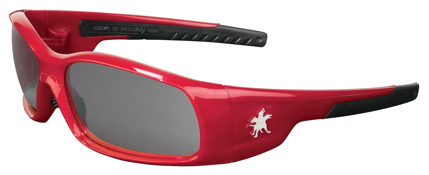 MCR Crews Swagger Safety Glasses, Sporty Sunglasses, ANSI Z87.1