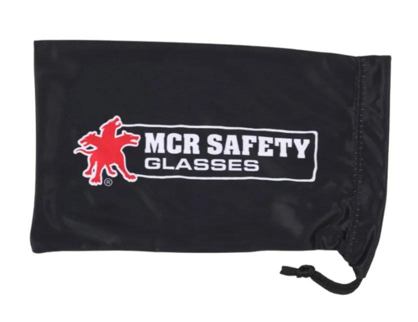 MCR Safety Mirofiber Eyeglass Bag Perfect for Safety Glasses and Prescription Eyewear