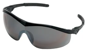 MCR Safety ST1 Black Frame, Silver Mirror Lens