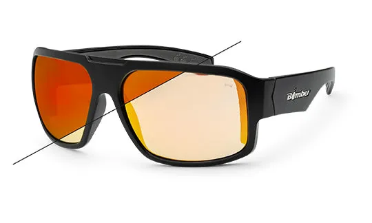 MEGA Bomb Safety - Photochromic Fire Red Orange Mirror