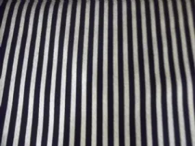 Metallic  Fabric, Metallic Silver Stripe on Black 7249