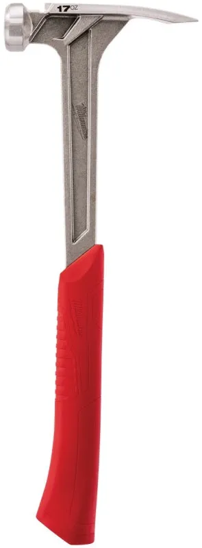 Milwaukee 48-22-9017 Hammer, 17 oz Head, Framing, Straight Head, Steel Head, 16-1/8 in OAL :EA: QUANTITY: 1