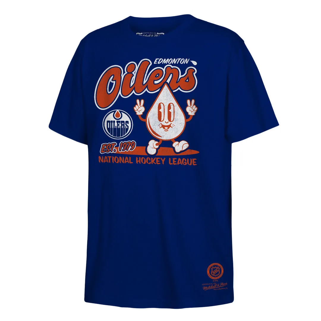 Mitchell & Ness Kids NHL Edmonton Oilers Fun Time T-Shirt