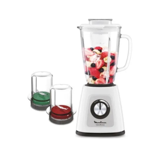 MOULINEX Blender 700 Watts, 2 Speeds, 1.75Lit, White