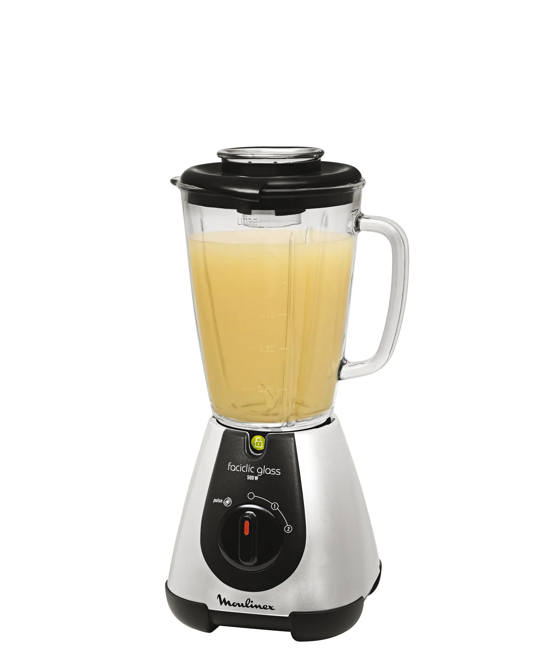 Moulinex Faciclic Blender With Glass Jug - Black