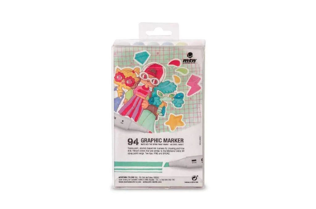 MTN 94 Graphic Marker - Pastel Basic 24 Pack