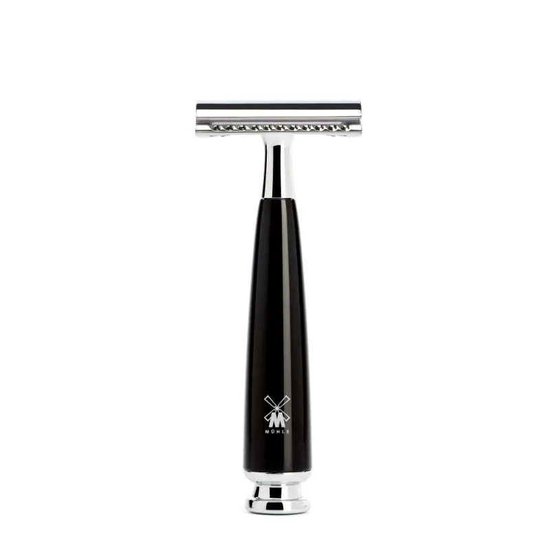 MUHLE Rytmo, High-Grade Resin Black, Safety Razor