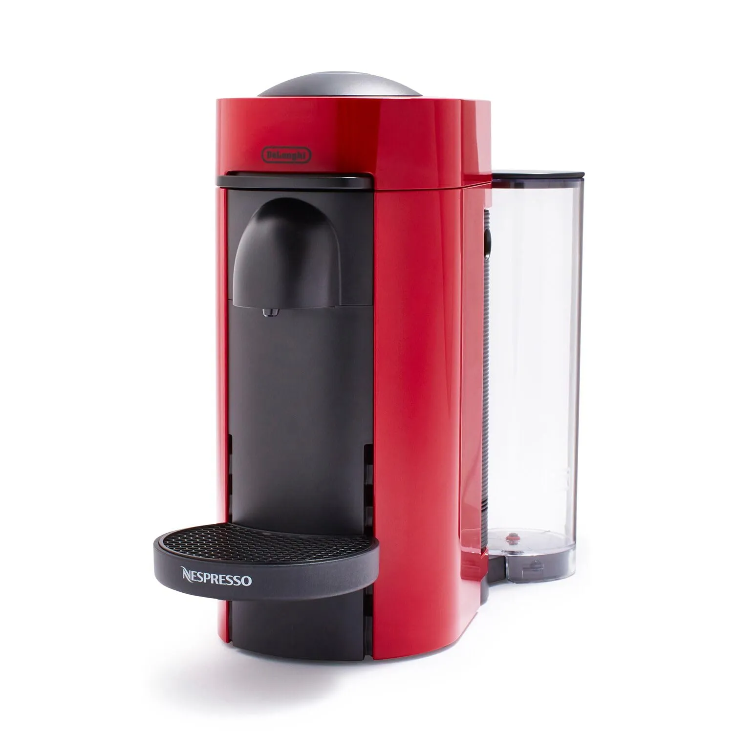 Nespresso VertuoPlus Coffee and Espresso Machine by De'Longhi, 5 fl.oz. Cherry Red