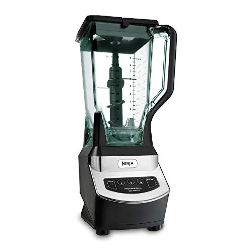 Ninja BL660C Professional Countertop Blender With 1100-Watt Base, 72 Oz Total Crushing Pitcher and (2) 16 Oz Cups For Frozen Drinks and Smoothies, Silver/Gray, 1100W, (Canadian Version)