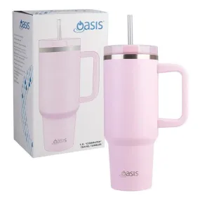 Oasis Commuter Travel Tumbler 1.2 Litre Pink Lemonade