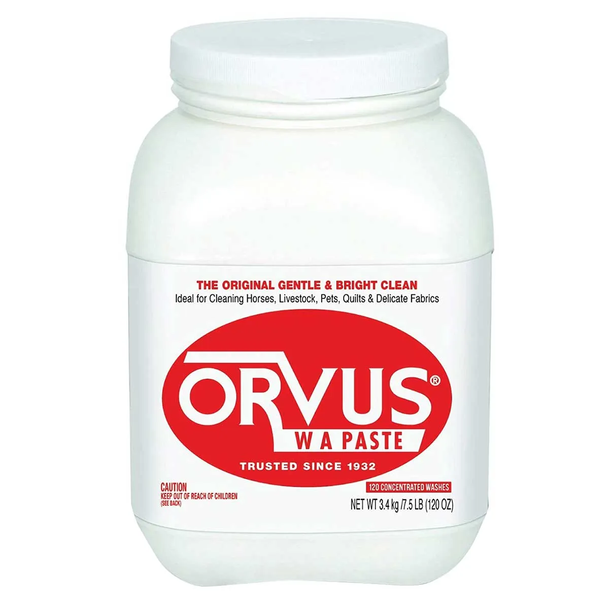 Orvus WA Paste Shampoo 7.5 lb