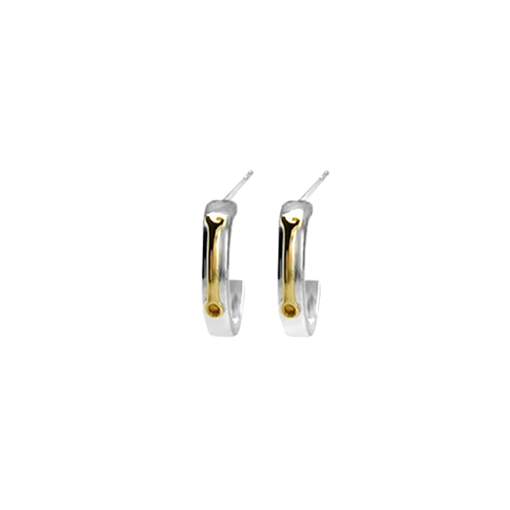 Pavé the Way: Crank It Up Wrench Huggie Earrings