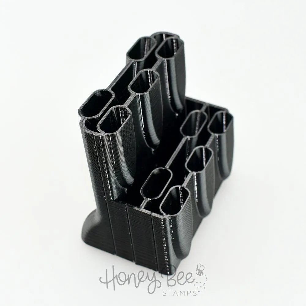 Peacock Brush Caddy - Black