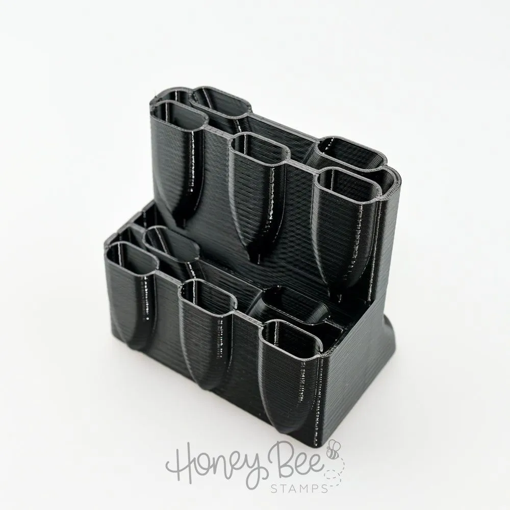 Peacock Brush Caddy - Black