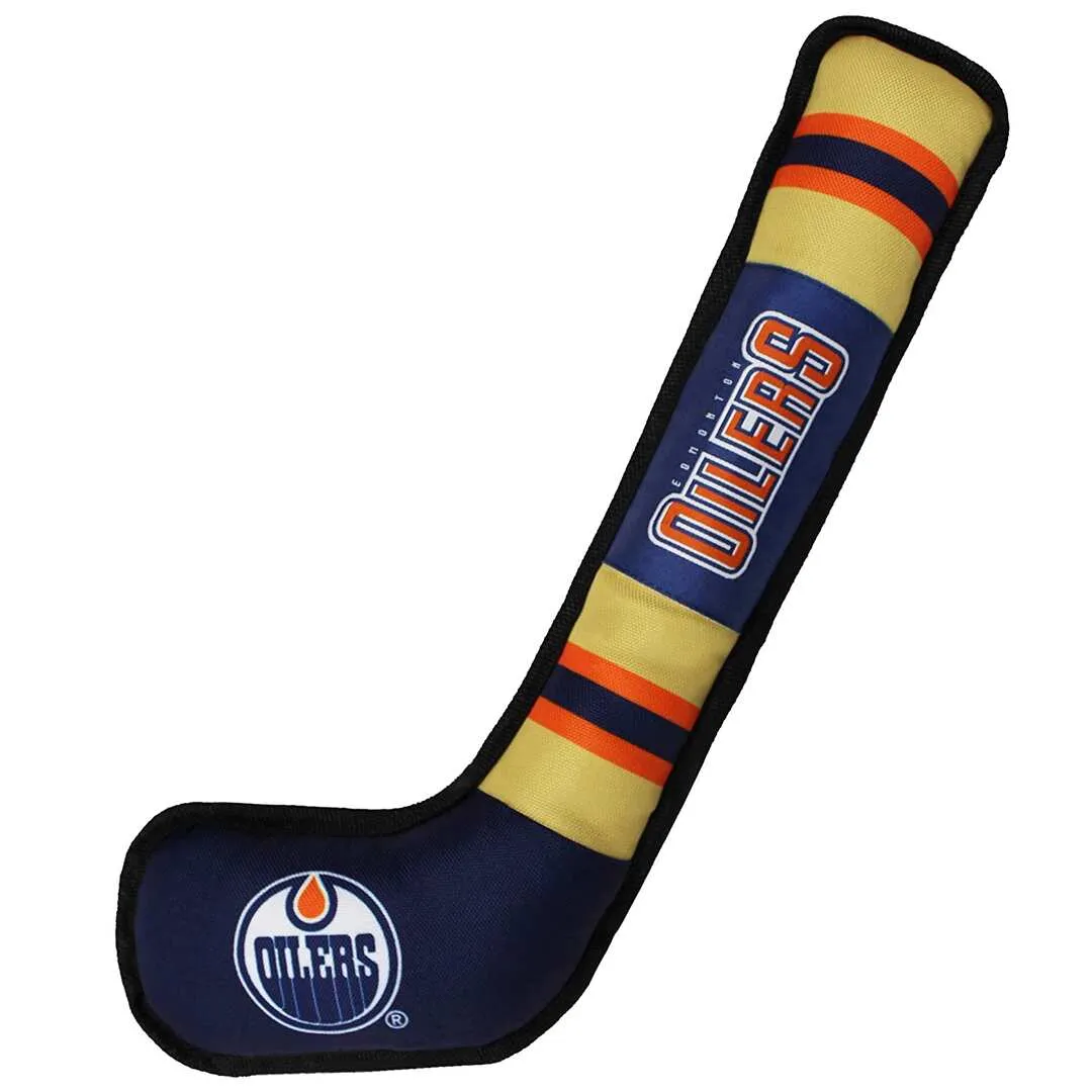 Pets First NHL Edmonton Oilers Pet Hockey Stick Toy