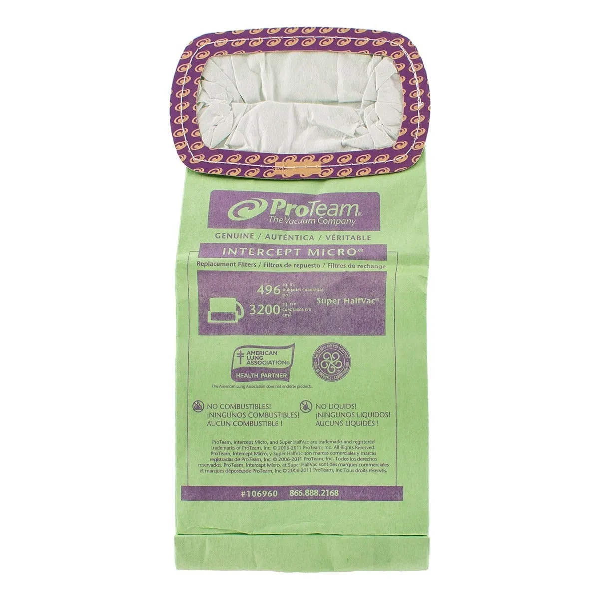 ProTeam® Super HalfVac® Pro Micro Filter Bags - Packs of 10