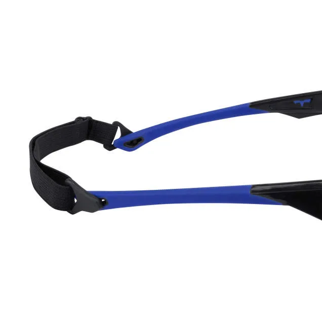 Radians Thraxus Elite IQuity Safety Eyewear - Black / Blue Frame / Smoke IQ Lens