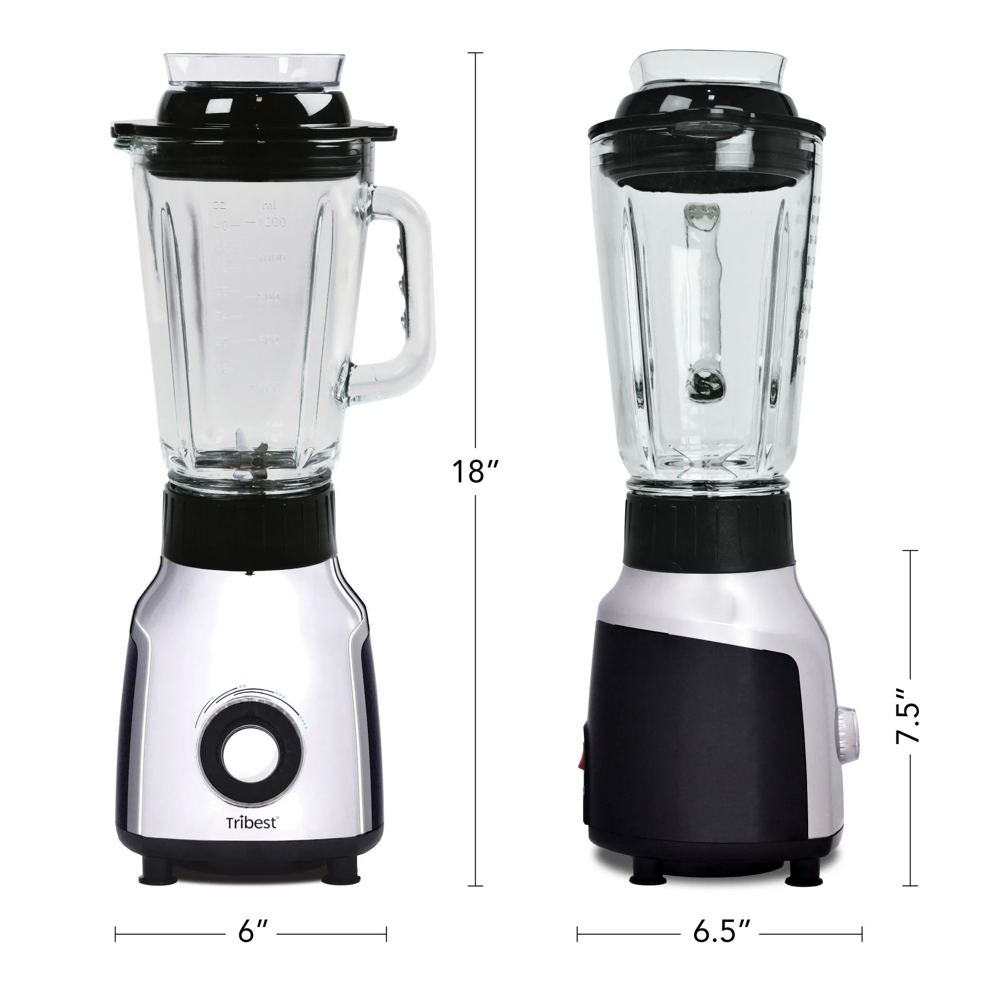 Refurbished Glass Personal Blender with Vacuum